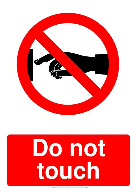 Do Not Signs Poster Template