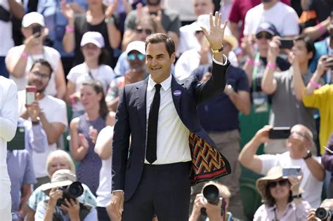 Roger Federer Returns To Wimbledon For Centre Court Centenary