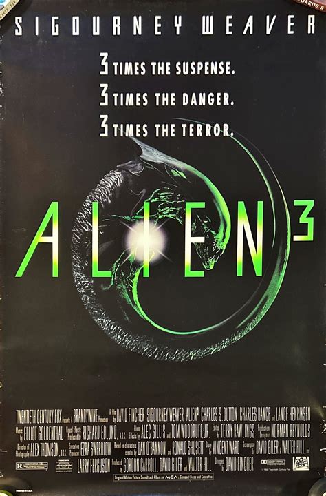 Alien 3 1992 Original Movie Poster Rolled, Sigourney Weaver - Etsy