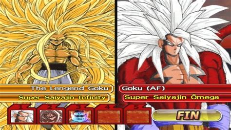 NUEVA ISO CON MODS DE DRAGON BALL AF GOKU SSJ INFINITO DRAGON BALL Z