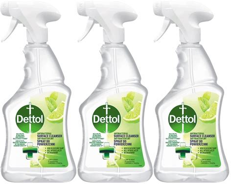 DETTOL Antybakteryjny spray limonka mięta 3x500 ml 12543603961 Allegro pl