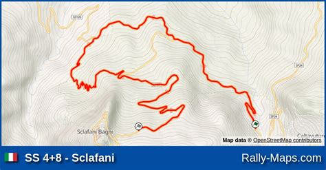 Ss 48 Sclafani Stage Map Targa Florio 2000 Erc 🌍 Rally