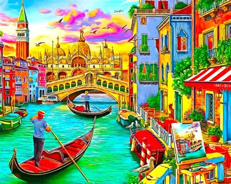 Solve Gondoliers Jigsaw Puzzle Online With 352 Pieces