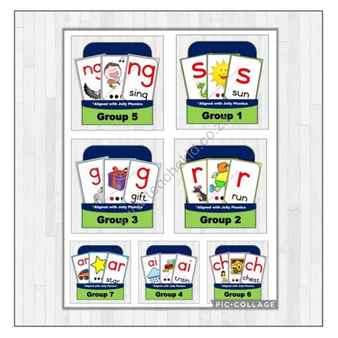 Package Jolly Phonics Flashcards PDF Teachakid