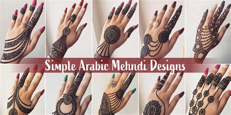 Celebrate in Style with the Hottest Arabic Mehndi Designs for 2022 ...