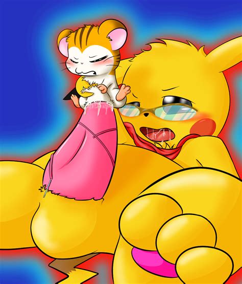 Post 5257364 Curby Hamtaro Pikachu Porkyman Sandy Crossover