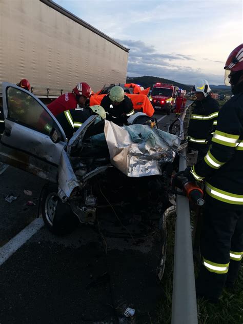 Accident pe centura Vâlcele Apahida O femeie a murit după ce a intrat