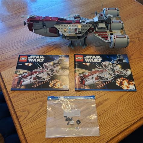 LEGO Star Wars Republic Frigate 7964 100 Complete With Minifigs And