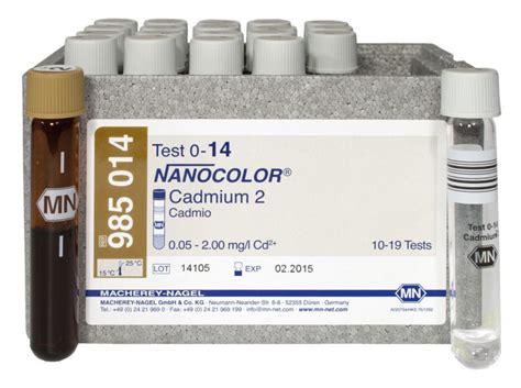 NANOCOLOR Cadmium Tube Test Vendart Diagnostics