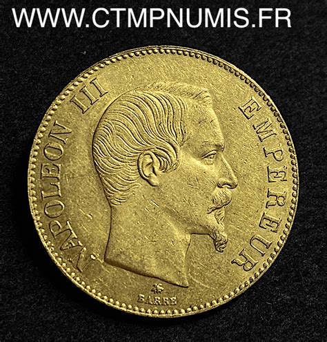 100 FRANCS OR NAPOLEON III TETE NUE 1859 BB STRASBOURG CTMP NUMIS