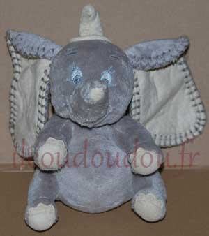 Peluche Musicale Dumbo Gris Et Beige Disney Baby Nicotoy Simba Toys