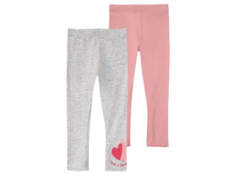 Lupilu Kleinkinder M Dchen Leggings St Ck Mit Hoh