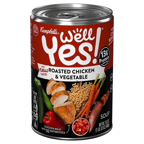 Campbells Well Yes Chicken Vegetable Soup 163 Oz Better For You Soup Meijer Grocery