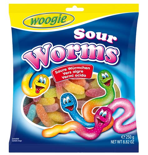 Woogie Sour Worms Candy Empire