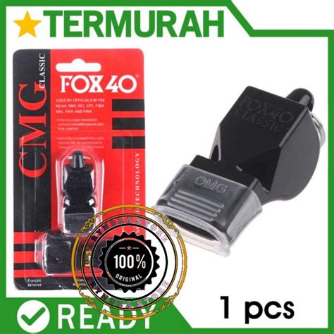 Jual Fox40 Classic Whistle Peluit Fox Pluit Wasit Parkir Pramuka Outdoor Olahraga Shopee Indonesia