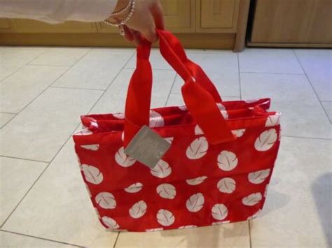 Disney Store Lilo And Stitch Large Tote Shopper Shoulder Bag Red