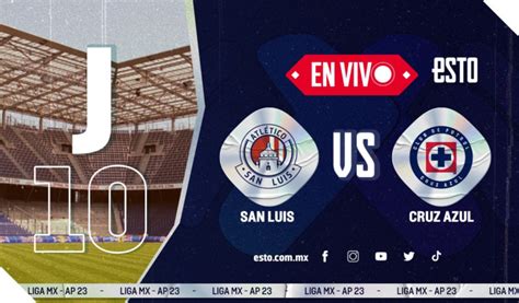 San Luis Vs Cruz Azul SIGUE En Vivo Todas Las Acciones De La Liga MX