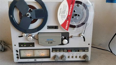 Vintage Teac X 3r 3 Head Reel To Reel Tape Deck Player Demo Youtube