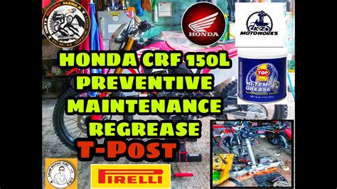 Honda Crf L Re Grease Center Post Knuckle Bearing Preventive