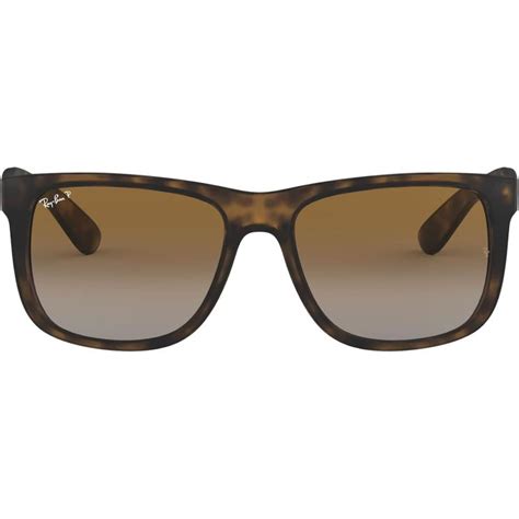 Ray Ban Rb4165 Justin Rectangular Sunglasses Tortoise Ray Ban