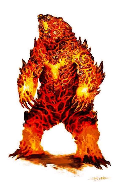 Lava Bear by LadyMountainDewDTK on DeviantArt