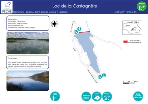 Lac De La Castagn Re F D Ration De P Che Du Gers