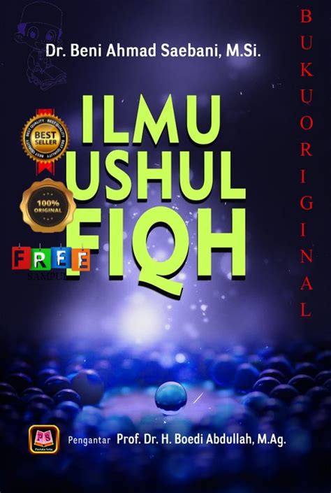 Jual BUKU Ilmu Ushul Fiqh CD Cover Baru BENI AHMAD SAEBANI ORIGINAL