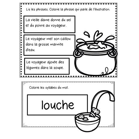 Apprentissage Distance La Soupe Au Caillou