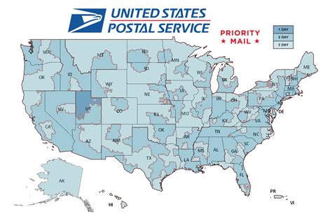 Usps Mail Transit Time Map