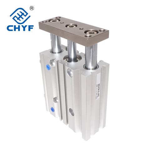 Smc Type Compact Guide Cylinder Thin Three Axis Pneumatic Air Cylinder