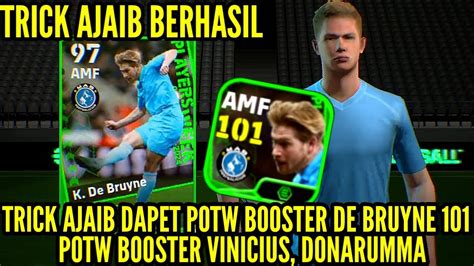 TRICK AJAIB LANGSUNG DAPET POTW BOOSTER DE BRUYNE 101 VINICIUS 100