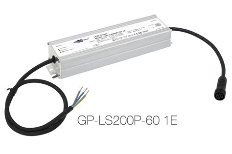 GlacialPower S GP LS200P 60 1E A Rugged 192 Watt LED Driver LED