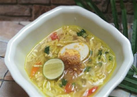 Langkah Mudah Untuk Membuat Soto Ayam Lamongan Bubuk Koya Lezat