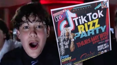 Tik Tok Rizz Party Is A Real Thing Youtube