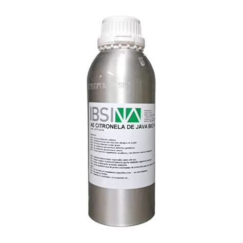 Aceite Esencial De Citronela De Java Bio Litro Ibsina Mednaturalis