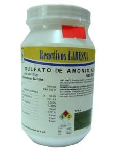 AMONIO SULFATO 500 G A C S CRISTALES REACTIVOS