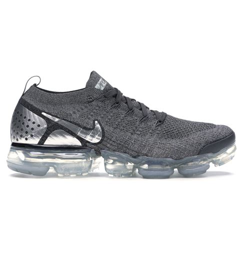 Nike Air Vapormax Flyknit 2 Dark Grey Chrome Womens 942843 013 Us