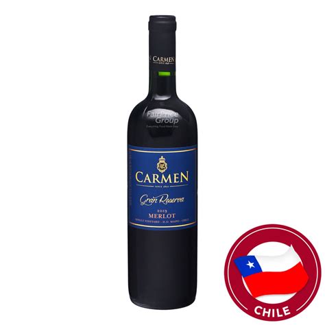 Carmen Gran Reserva Red Wine Merlot Ntuc Fairprice