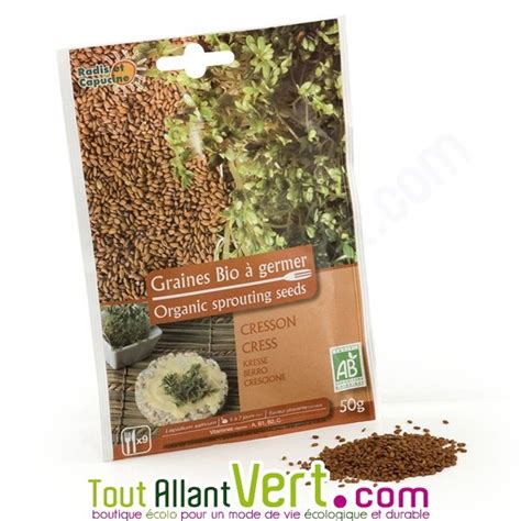 Graines Germer Cresson Bio Achat Vente Cologique Acheter Sur