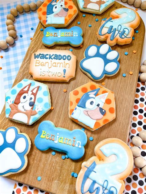 Bluey Cookies Decorated Sugar Cookies Sugar Cookies Decorated