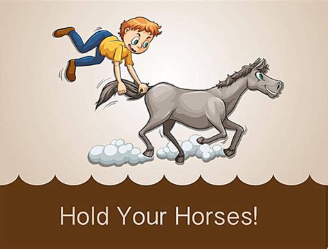 Hold Your Horses PNG Transparent Images Free Download | Vector Files ...