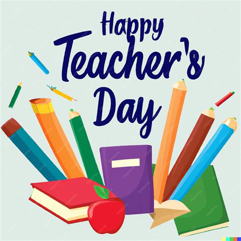 Premium Ai Image Happy Teachers Day Vector Illustration