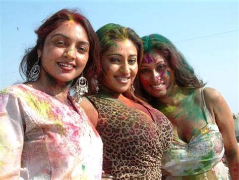 Hot Celebrity Photos Hot Photos Sexy Actresses Playing Holi Pictures