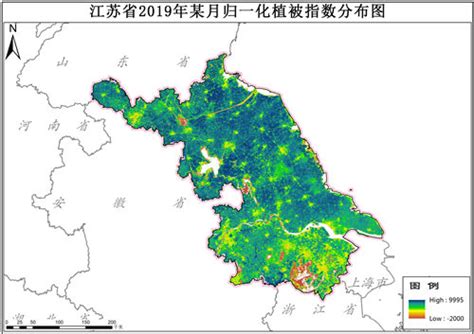 江苏省归一化植被指数ndvi逐16天数据 地理遥感生态网