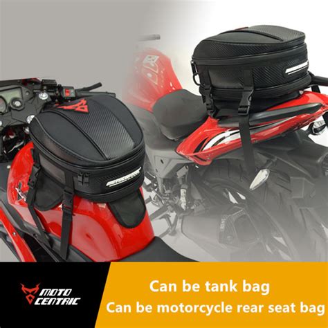 MOTOCENTRIC Motorcycle Tank Bag Motorbike Oil Fuel Saddlebags