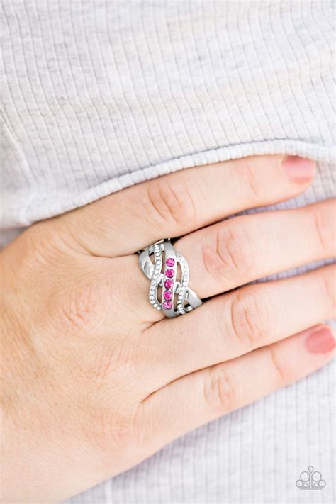 Flirting With Sparkle Pink Paparazzi Ring Jewelryblingthing