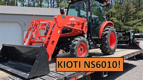 Kioti NS6010 HST Cab Delivery Walk Around Test Drive Upgrades