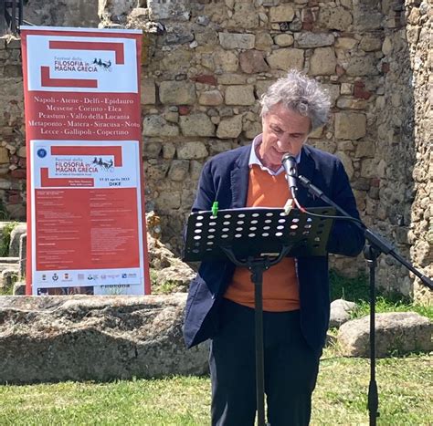 Festival Della Filosofia In Magna Grecia Andrea Renzi Recita La Lettera