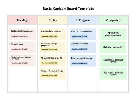 Google Sheets Kanban Board Template - prntbl.concejomunicipaldechinu.gov.co