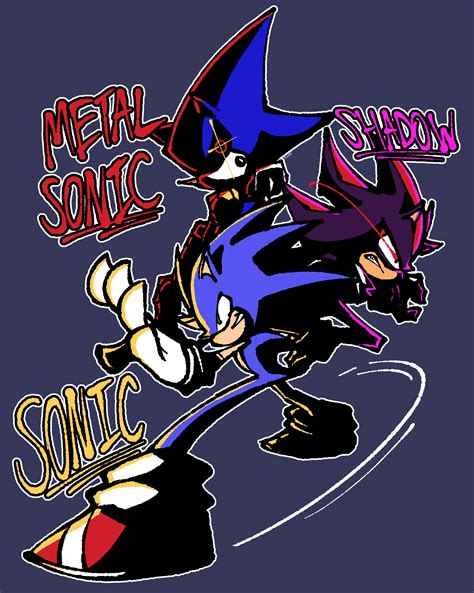 Sonic Shadow And Metal By Maxoke On Newgrounds